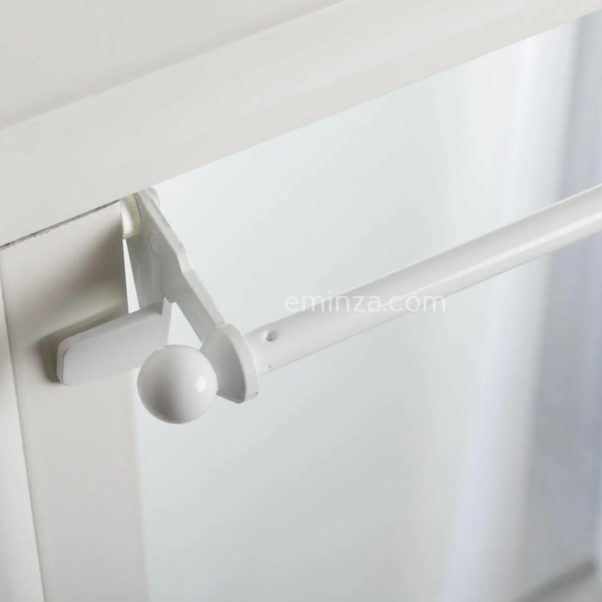 LUANCE Tringle extensible Fix'vit (30 à 50 cm) Blanc Clearance