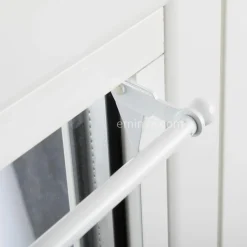 LUANCE Tringle extensible Fix'vit (80 à 120 cm) Blanc Best