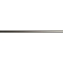 LUANCE Tringle rideau extensible en métal (L120 - 210 cm / D17 - 20 mm) Jim mat Argent Hot