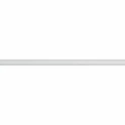 LUANCE Tringle rideau métal (L160 cm / D28 mm) Lino mat Blanc Sale