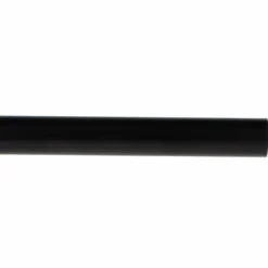 LUANCE Tringle rideau métal (L160 cm / D28 mm) Lino mat Noir New