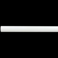 LUANCE Tringle rideau métal (L200 cm -D20 mm) Jim Mat Blanc New
