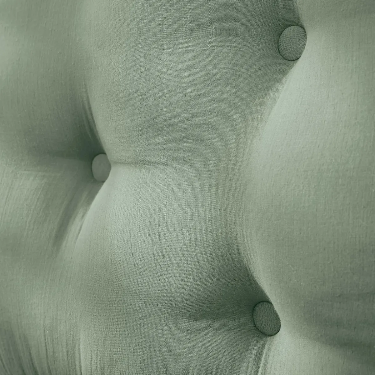 EMINZA Tête de lit coussin gaze de coton (80 x 50 cm) Gaïa Vert Eucalyptus Sale