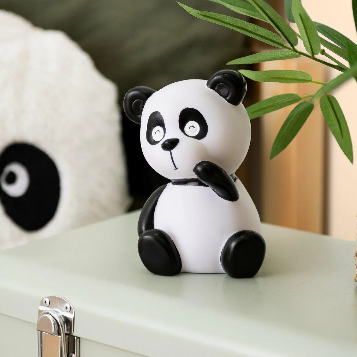 Atmosphera cru017dateur d'intu017drieur for kids Veilleuse enfant à piles (10 x 13,5 cm) Panda e Noir Sale