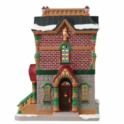 LEMAX Village de Noël à piles lumineux La Perdrix et la Poire Sale
