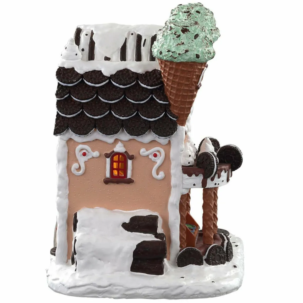 LEMAX Village de Noël à piles lumineux Glacier Cookies n' cream Sale