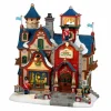 LEMAX Village de Noël à piles lumineux Ecole de la fabrique de jouet