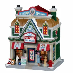 LEMAX Village de Noël à piles lumineux Boutique de jouets Fur-Ever Online