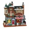 LEMAX Village de Noël à piles lumineux Boutique de jouet La liste du Père Noël Outlet
