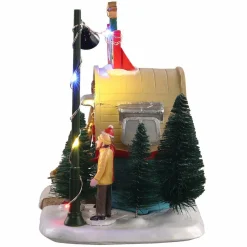 LEMAX Village de Noël à piles lumineux Vendeur de sapins Online