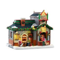 LEMAX Village de Noël lumineux Le Café de Noël Sale