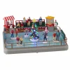 LEMAX Village de Noël lumineux, musical et en mouvement Patinoire extérieure New