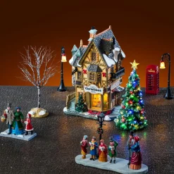 LEMAX Village de Noël lumineux Ensemble complet Magasin de Sapins de Noël New