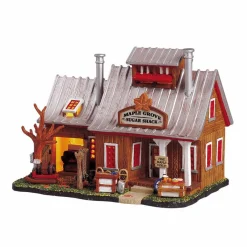 LEMAX Village de Noël lumineux Cabane à sucre l'Érablière Discount
