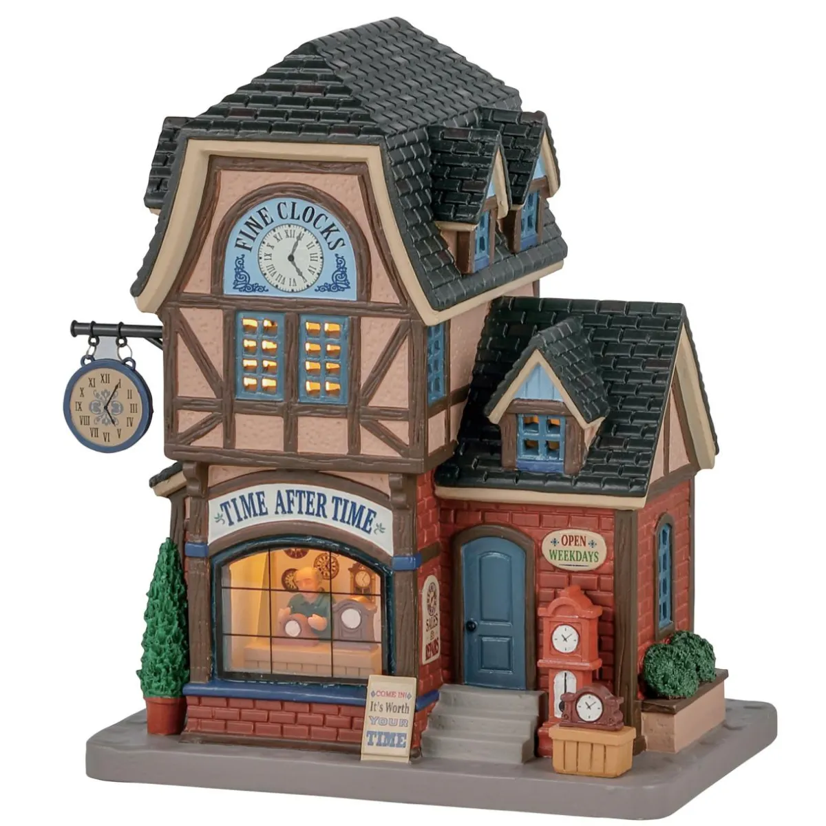 LEMAX Village de Noël lumineux Horloger le bon Temps Best