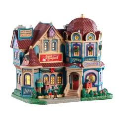 LEMAX Village de Noël lumineux École de musique L'Oiseau chanteur New