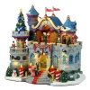LEMAX Village de Noël lumineux, musical et animé Gala au château du Père Noël Outlet