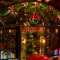 KAEMINGK Village de Noël lumineux, animé et musical La fabrique à jouets Multicolore Best