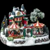Feeric Lights & Christmas Village de Noël lumineux et animé "Joyeuses fêtes" Sale