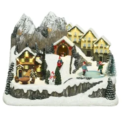 KAEMINGK Village de Noël lumineux et musical Chalets en montagne Best