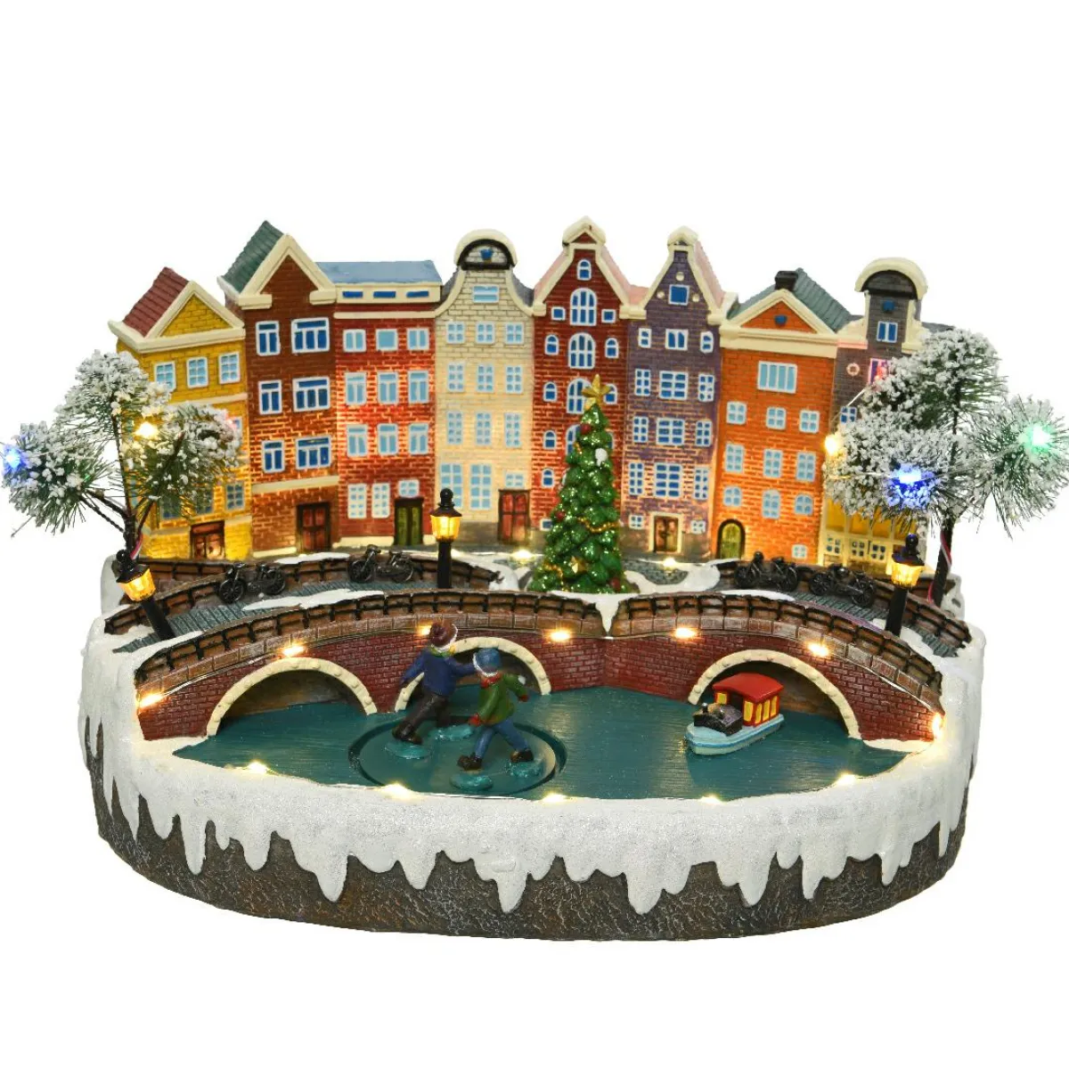 KAEMINGK Village de Noël lumineux et musical Amsterdam Online