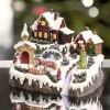 Feeric Lights & Christmas Village de Noël lumineux Lac gelé Discount