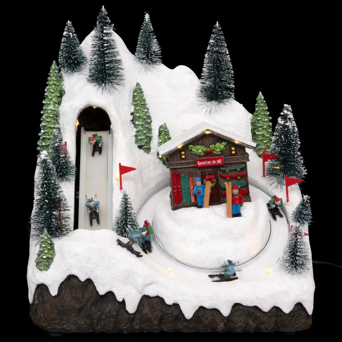 Feeric Lights & Christmas Village de Noël lumineux Pistes de ski Hot