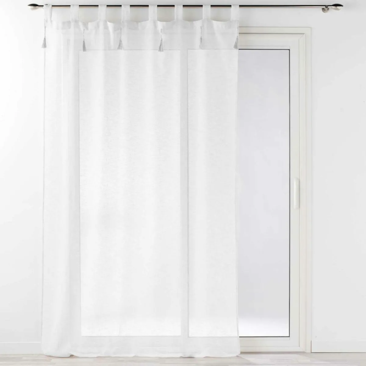 DOUCEUR D'INTERIEUR Voilage à passants (140 x 240 cm) Dalila Blanc Clearance