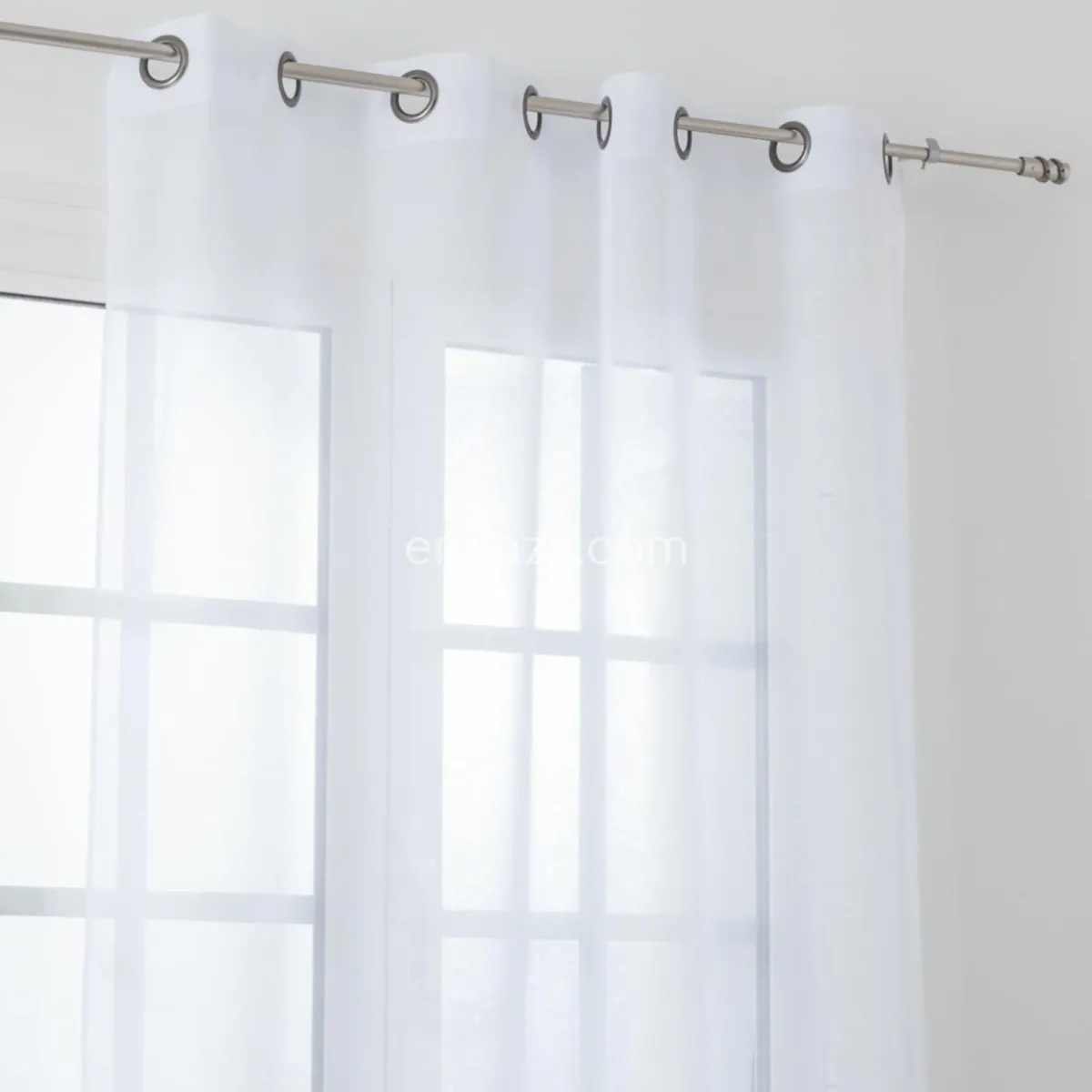 LINDER Voilage (145 x 240 cm) Givrée Blanc Outlet
