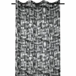 LOVELY CASA Voilage (140 x 260 cm) Linear Noir Clearance