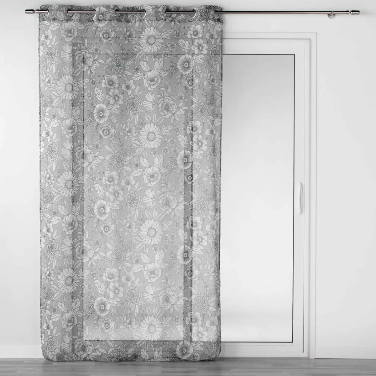 DOUCEUR D'INTERIEUR Voilage (140 x 240 cm) Milady Gris Bleu Sale