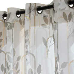 douceur d'intu017drieur Voilage (140 x 240 cm) Roseris Gris
