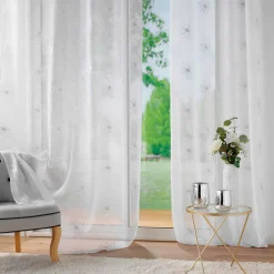 DOUCEUR D'INTERIEUR Voilage brodé œillets (140 x 240 cm) Sublimini Blanc New