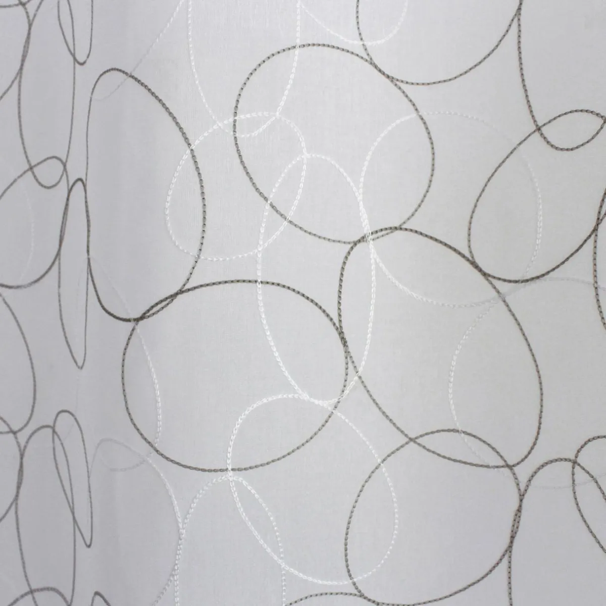 ENJOY HOME Voilage brodé œillets (140 x 240 cm) Galet Gris Discount