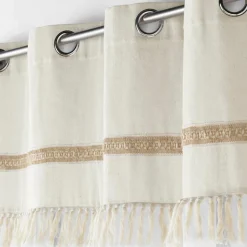 DOUCEUR D'INTERIEUR Voilage coton (140 x 240 cm) Janara Beige Clearance