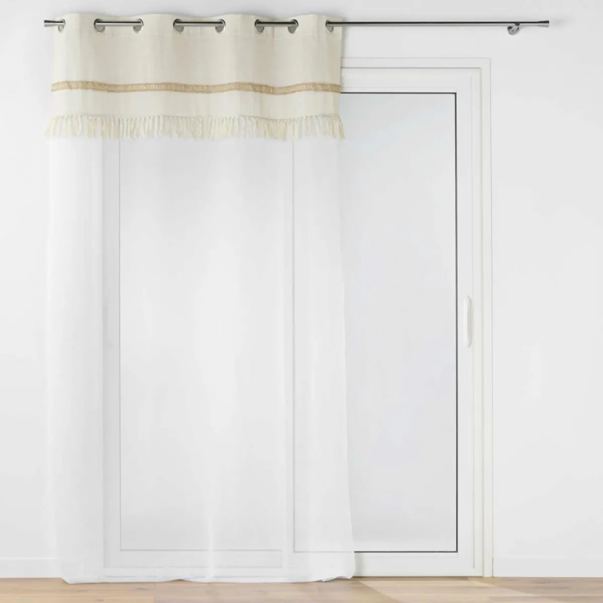 DOUCEUR D'INTERIEUR Voilage coton (140 x 240 cm) Janara Beige Clearance