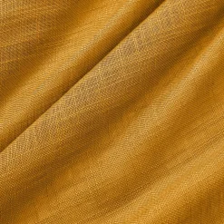 EMINZA Voilage effet lin (140 x 240 cm) Robin Jaune ocre New