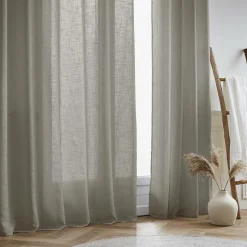 EMINZA Voilage effet lin (140 x 240 cm) Robin Taupe Clearance