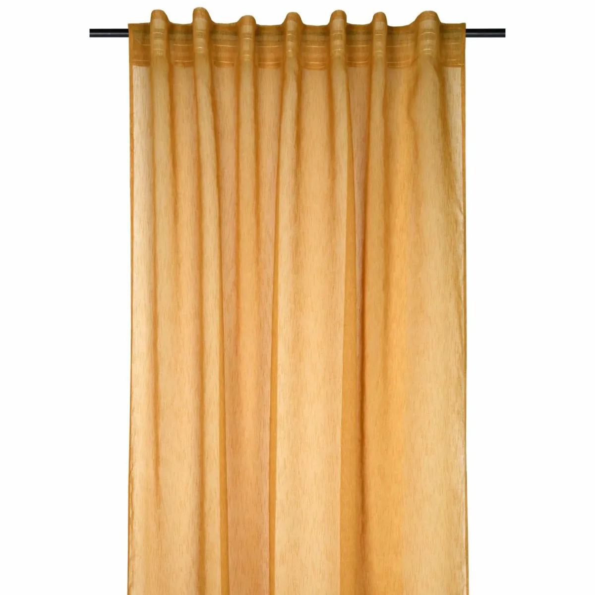 LOVELY CASA Voilage galon fronceur (140 x 260 cm) Derby Jaune moutarde New