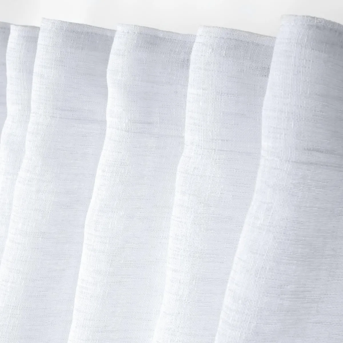 STOF Voilage galon fronceur (140 x 260 cm) Madrid Blanc Outlet