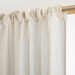 EMINZA Voilage galon fronceur (280 x 240 cm) Arthur Beige Hot