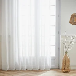 EMINZA Voilage galon fronceur (280 x 240 cm) Arthur Blanc Discount