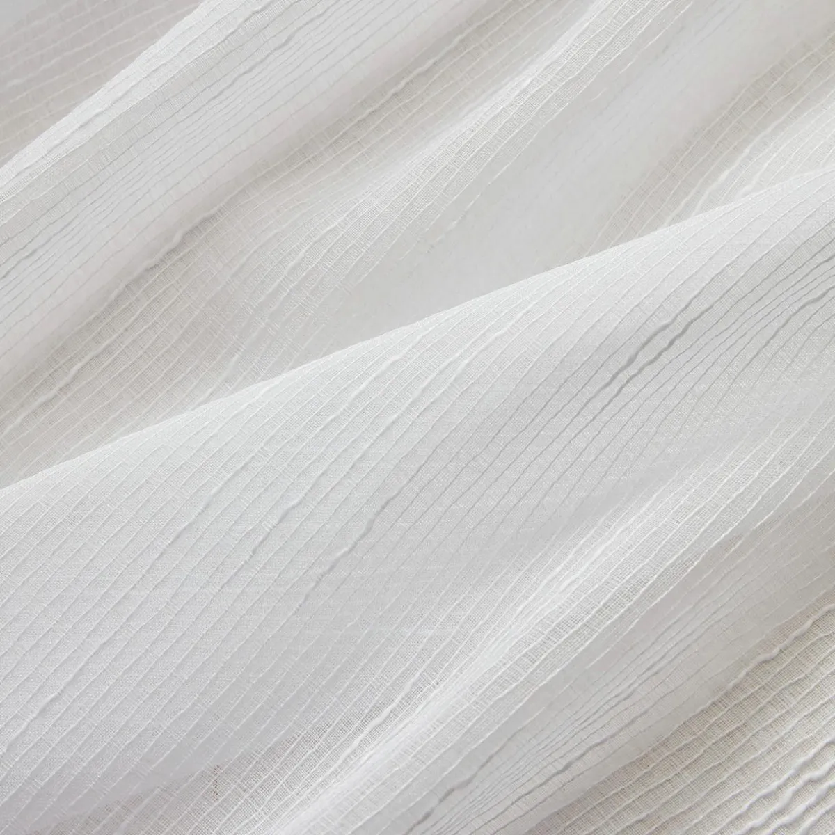 EMINZA Voilage galon fronceur (140 x 240 cm) Raphaël Blanc Discount