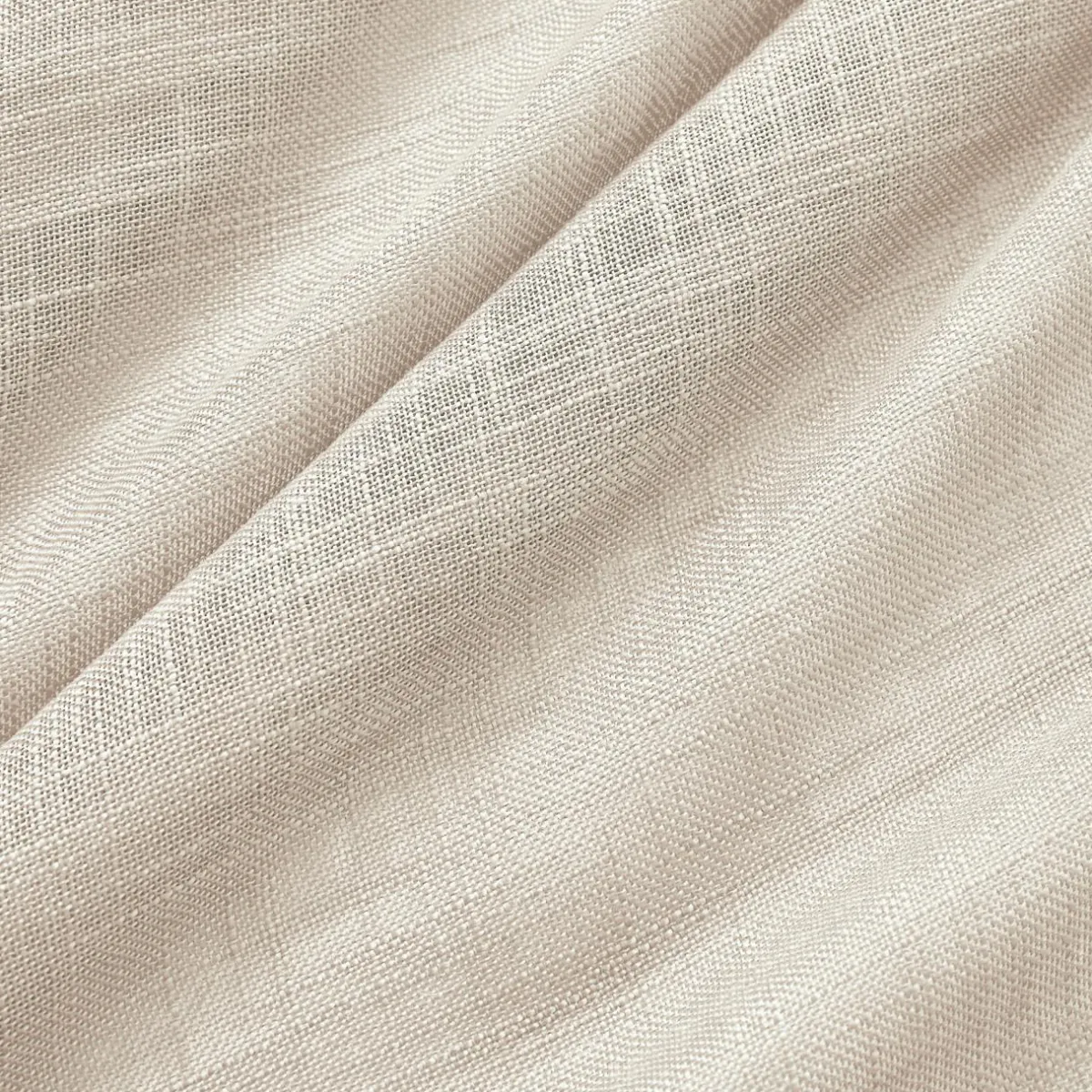 EMINZA Voilage galon fronceur effet lin (280 x 240 cm) Robin Beige Clearance