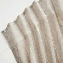 EMINZA Voilage galon fronceur pompons (280 x 240 cm) Axel Beige