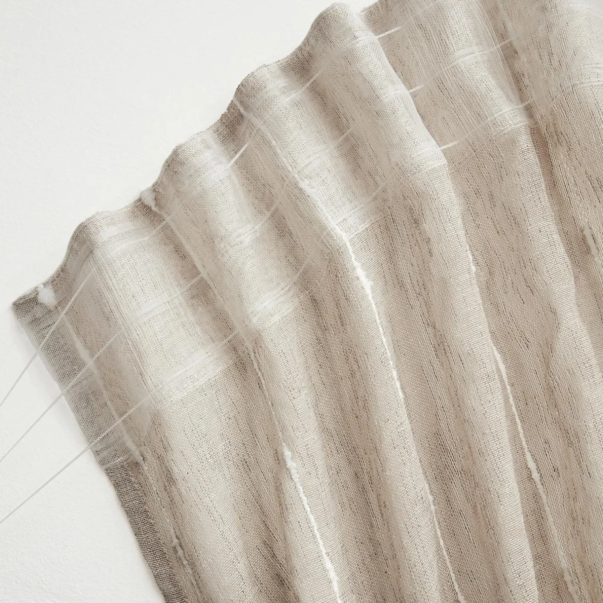 EMINZA Voilage galon fronceur pompons (280 x 240 cm) Axel Beige