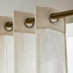 EMINZA Voilage grande largeur (400 x 240 cm) Arthur Beige Online