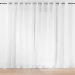 DOUCEUR D'INTERIEUR Voilage grande largeur œillets (400 x 240 cm) Lissea Blanc