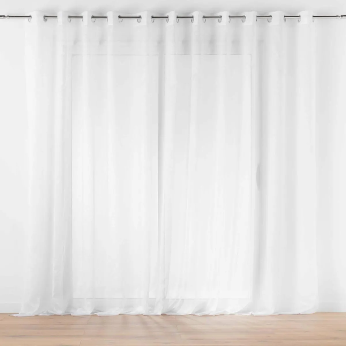 DOUCEUR D'INTERIEUR Voilage grande largeur œillets (400 x 240 cm) Lissea Blanc
