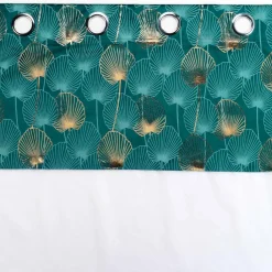 DOUCEUR D'INTERIEUR Voilage œillets (140 x 240 cm) Clairine Vert émeraude Outlet